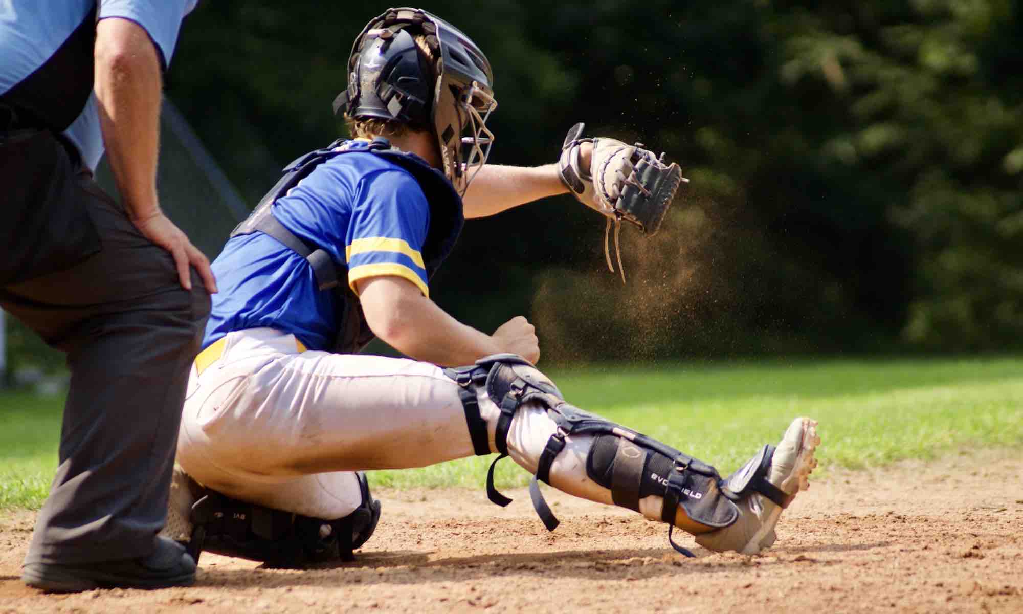 Baseball action shot