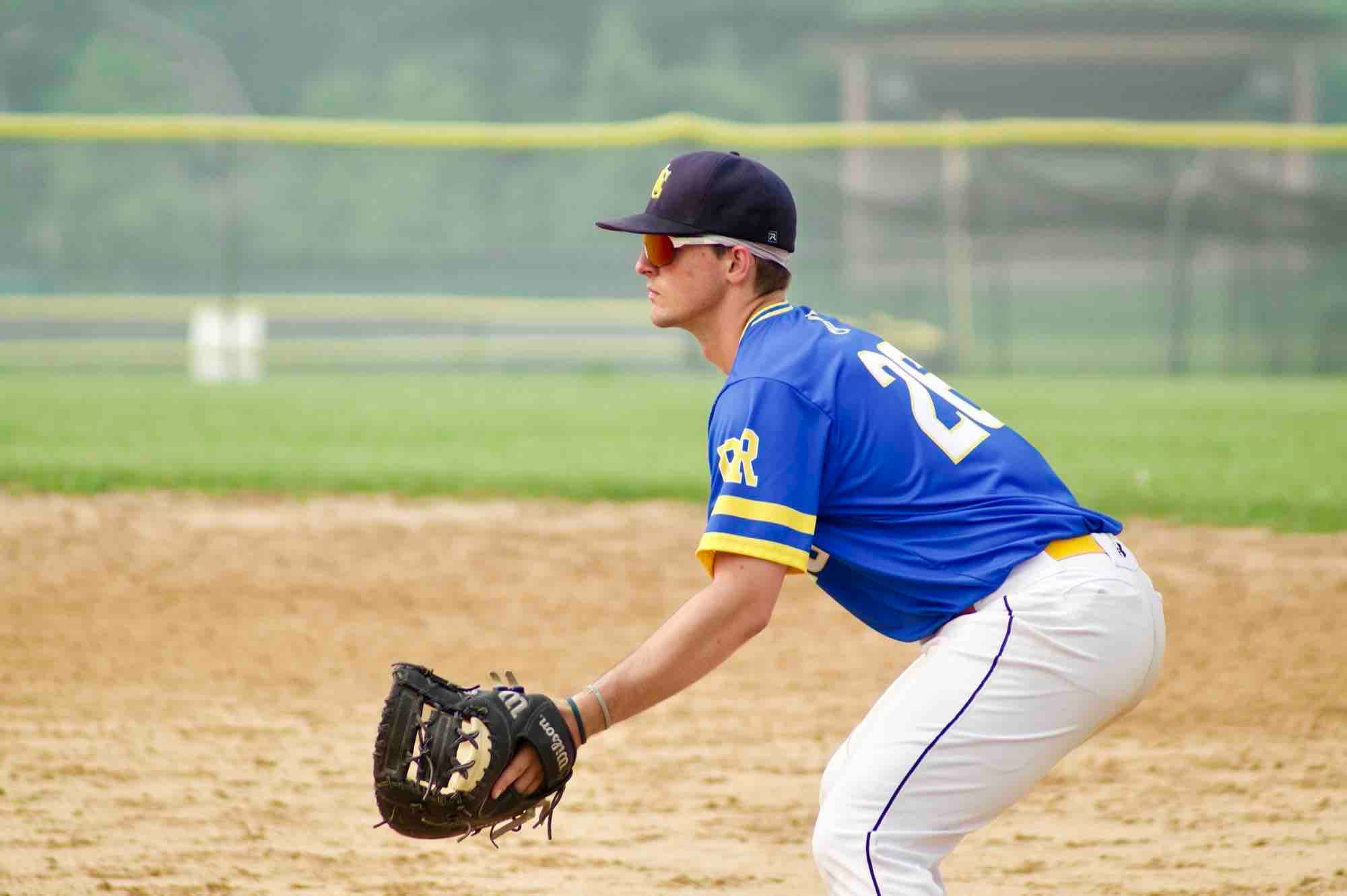 Baseball action shot