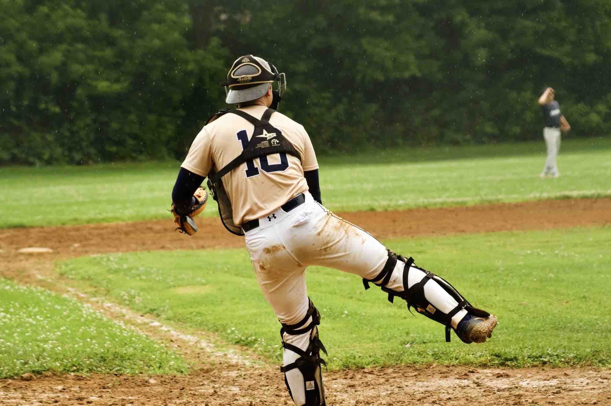 Baseball action shot
